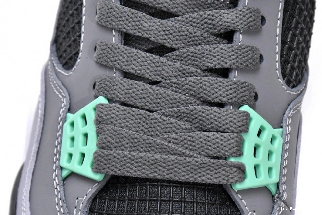 1st Kicks Shoes Glow Air 4 Retro Jordan Green 308497-033 0723